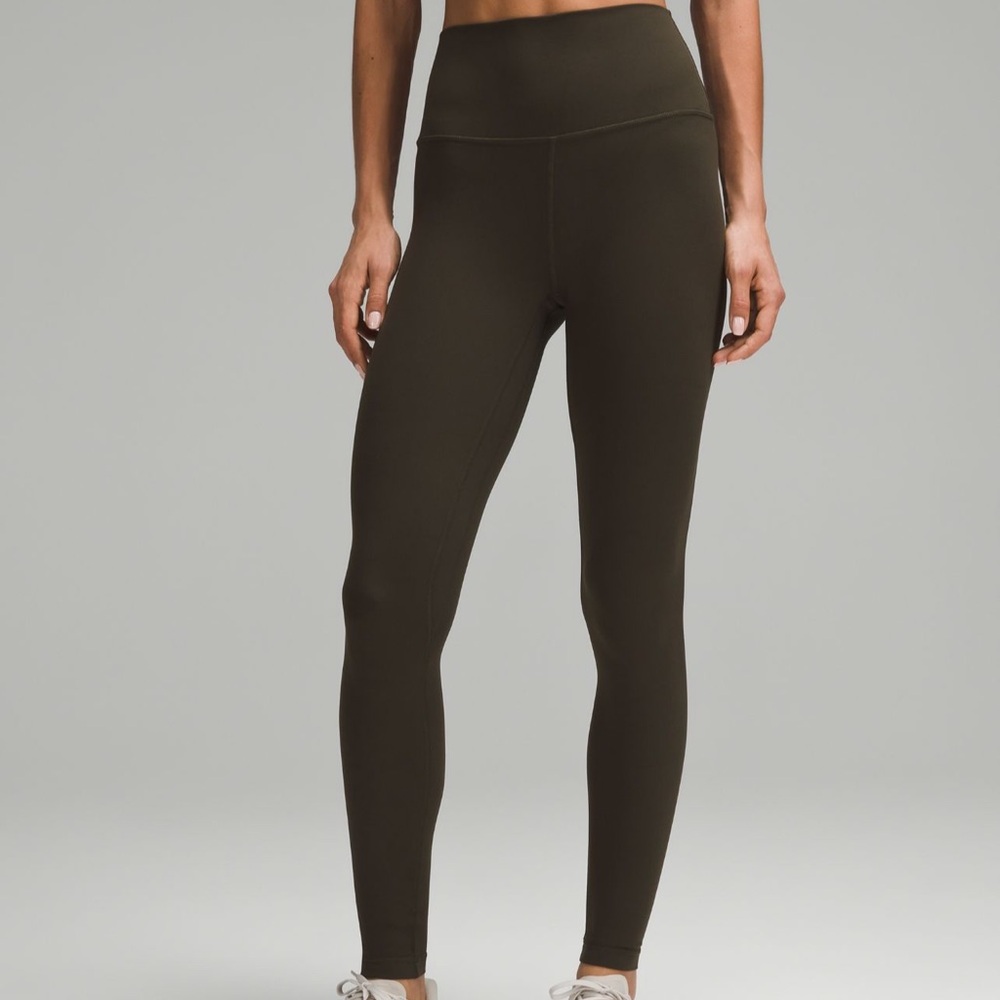 lululemon Align™ High-Rise Pant 28" in Dark Olive Size 2. NWT.